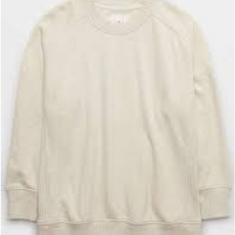 Aerie down to earth oversized crewneck